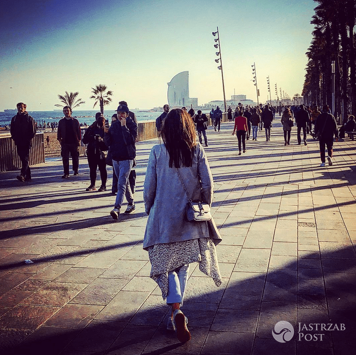 Anna Wendzikowska z córką w Barcelonie - Instagram