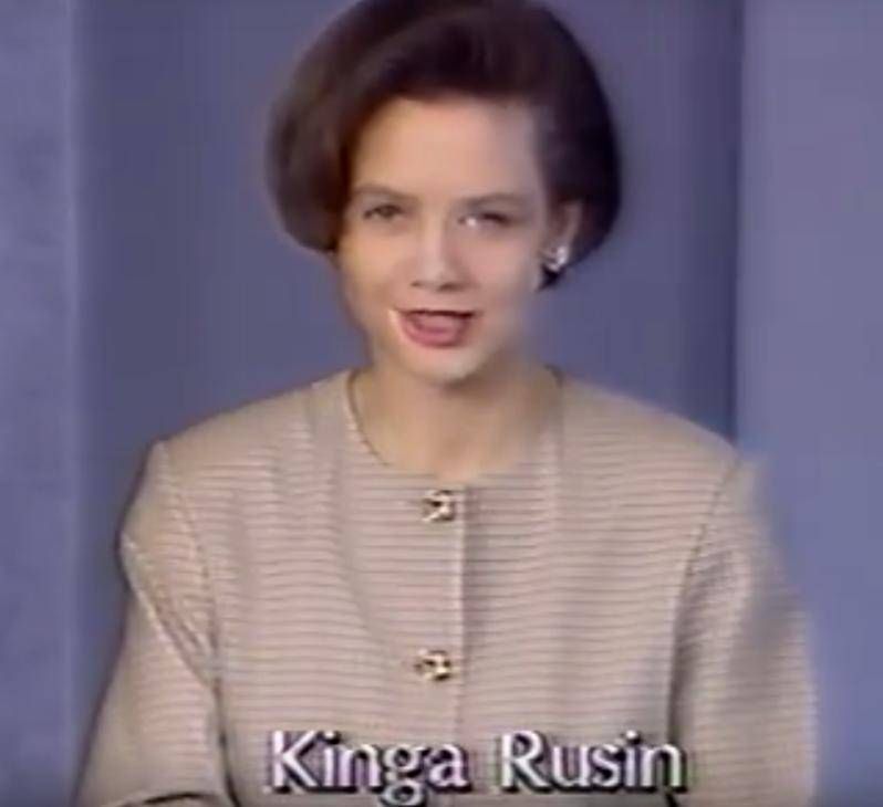 Kinga Rusin w 1993 roku