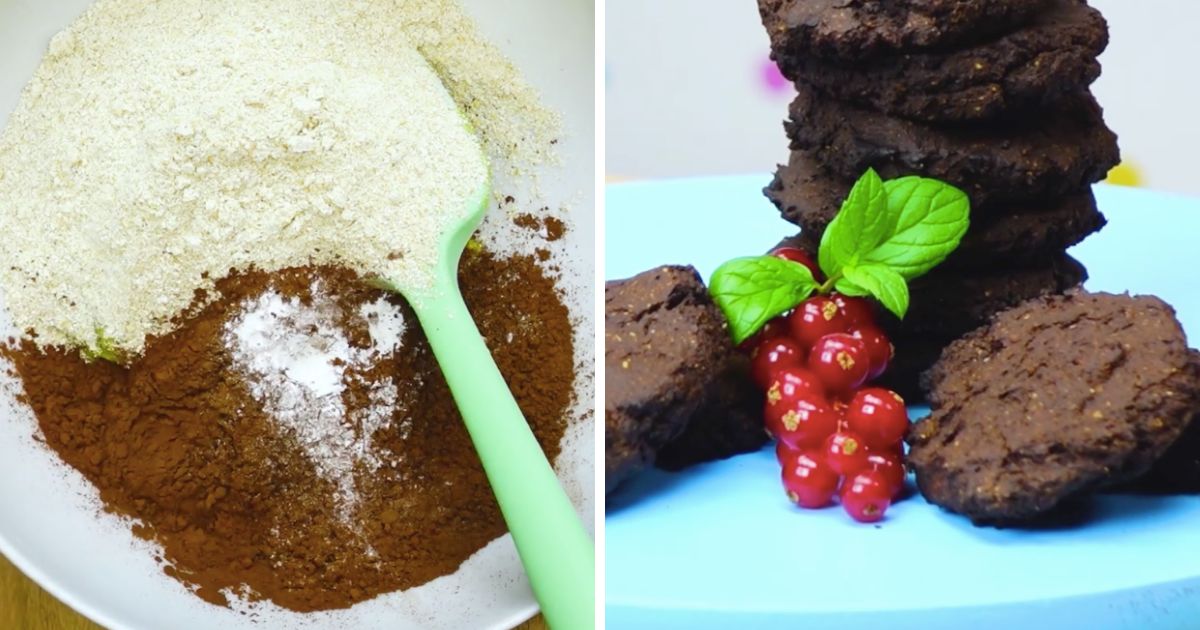 Ciasteczka z awokado i kakao