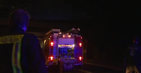 Trzy osoby zostały ranne w pożarze pociągu z kibicami w centrum Berlina