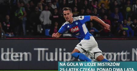 Wielki powrót Arkadiusza Milika. Polak zdobył klasycznego hat-tricka w Lidze Mistrzów