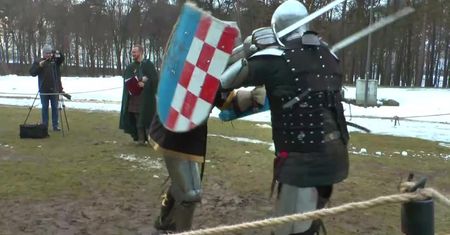 Zimowe zmagania rycerzy po raz dziewiąty odbyły się na polach Grunwaldu