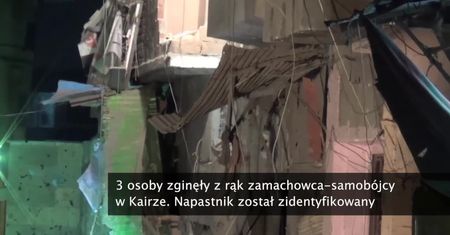 Trzy ofiary zamachowca-samobójcy w pobliżu targu turystycznego w Kairze. Napastnik został zidentyfikowany
