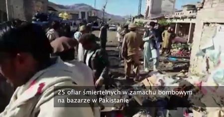 Zamach bombowy na targu w Pakistanie. 25 ofiar śmiertelnych