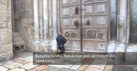 Bazylika Grobu Pańskiego w Jerozolimie zamknięta od trzech dni.