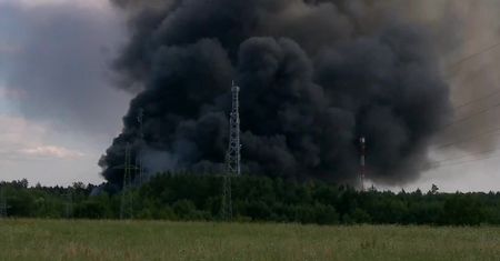 Pożar składowiska odpadów na Dolnym Śląsku. Ewakuowano górników z pobliskiej kopalni