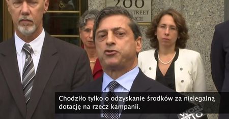 Prawnik Trumpa przyznał się do nadużyć przy finansowaniu jego kampanii. Wystawiał fałszywe faktury, płacił kobietom za milczenie