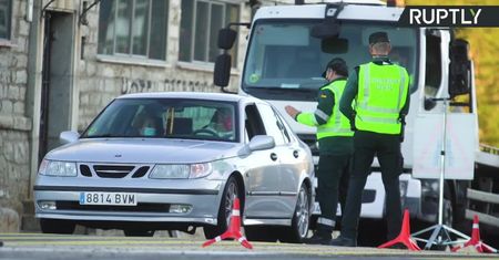 Hiszpańska Gwardia Cywilna ustawiła punkty kontrolne na trasach wylotowych z Madrytu
