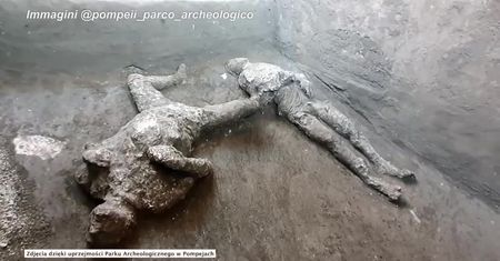 W Pompejach odkryto szczątki dwóch ofiar erupcji Wezuwiusza sprzed 2 tys. lat