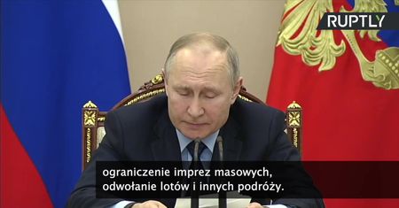 W. Putin o pandemii koronawirusa: W Europie dramatycznie rośnie liczba pacjentów, w Rosji sytuacja jest pod kontrolą
