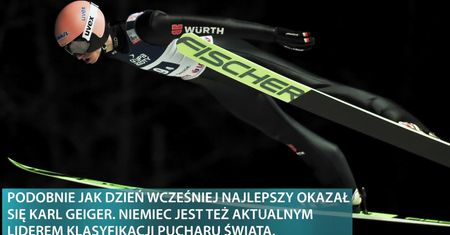 Szóste z rzędu podium Dawida Kubackiego. Konkurs Pucharu Świata w Predazzo zwyciężył Karl Geiger
