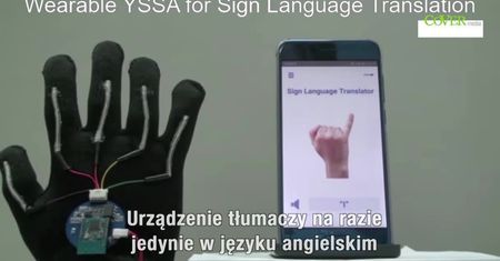Ta rękawiczka tłumaczy język migowy na… mowę! Imponujące?