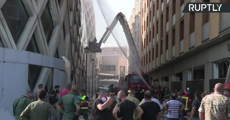 Pożar centrum handlowego w Bejrucie. Ogień w budynku zaprojektowanym przez Zahę Hadid