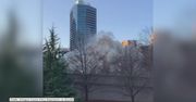 18-piętrowy budynek runął jak domek z kart. Wyburzenie byłego hotelu w Wirginii