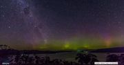 Spektakularna zorza polarna nad Tasmanią. Zjawisko było widoczne do samego świtu