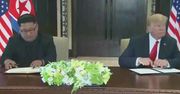 „Zdecydowaliśmy się zostawić przeszłość za sobą”. Donald Trump i Kim Dzong Un podpisali historyczne porozumienie