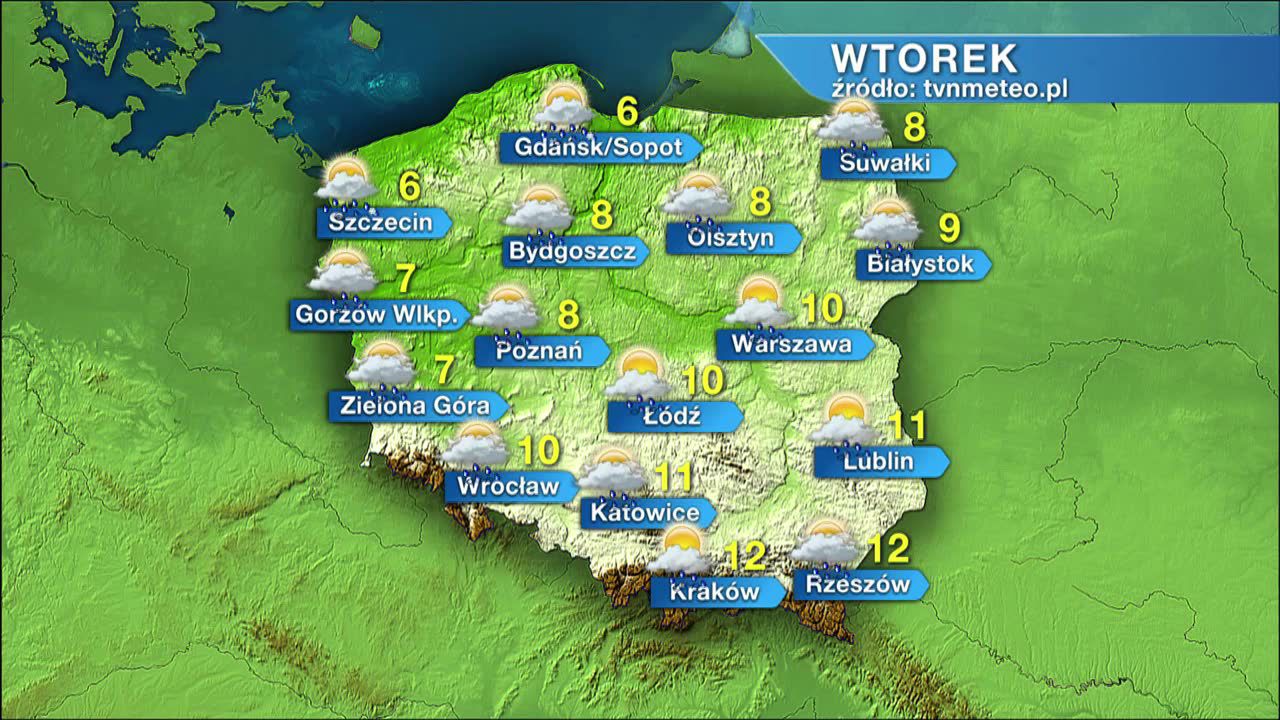 W tym tygodniu będzie wietrznie i ciepło. Temperatura do 12 st.