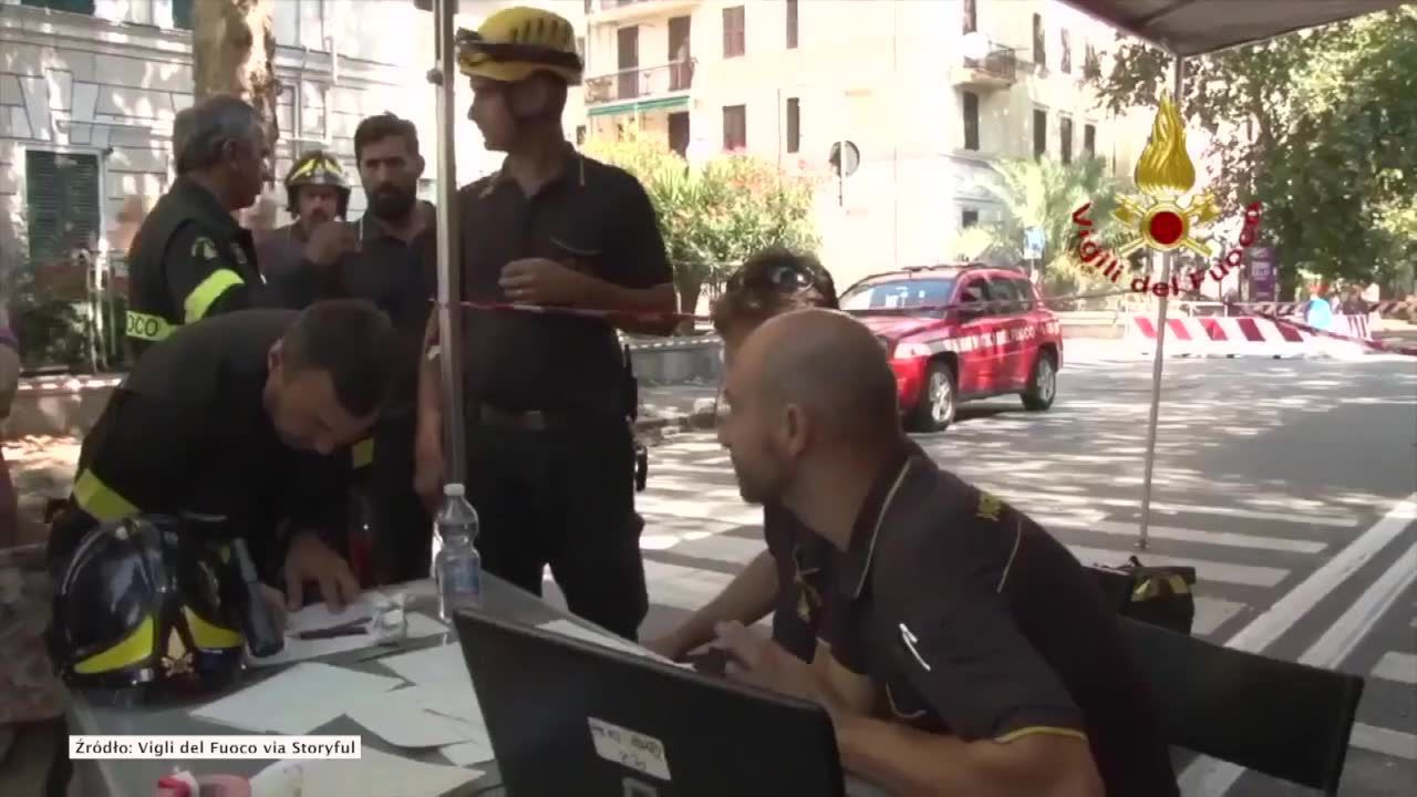 Ewakuowani mieszkańcy mogli wrócić po swoje rzeczy. Skutki zawalenia się wiaduktu w Genui