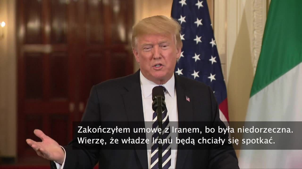 Weszły w życie amerykańskie sankcje na Iran. D. Trump: Jestem gotowy na spotkanie w dowolnym momencie