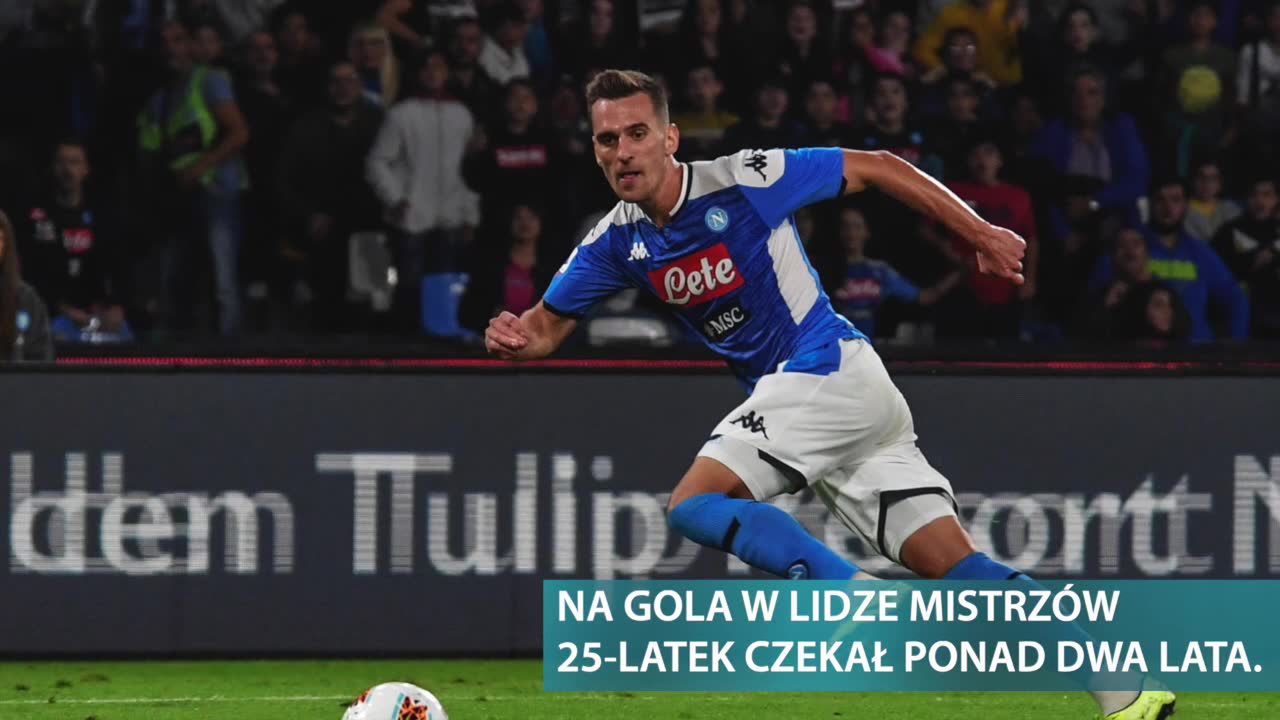 Wielki powrót Arkadiusza Milika. Polak zdobył klasycznego hat-tricka w Lidze Mistrzów