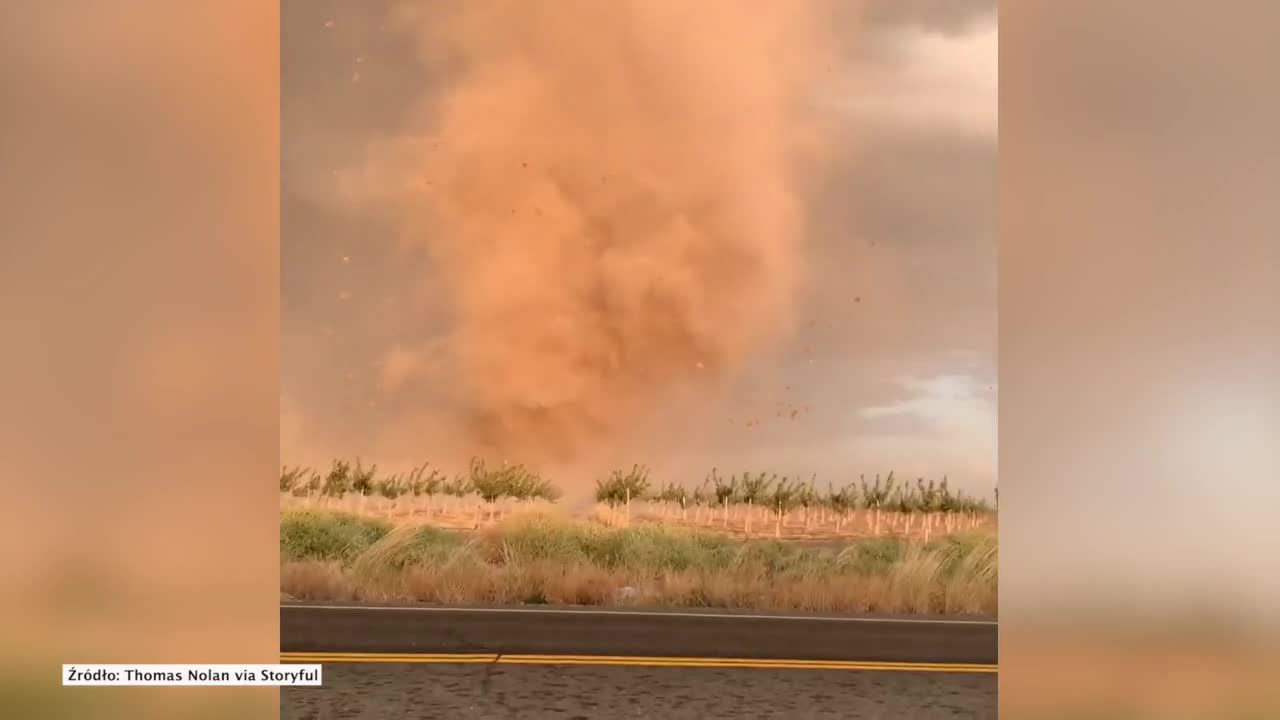 Tornado w Kalifornii. Uwiecznili je „łowcy burz”