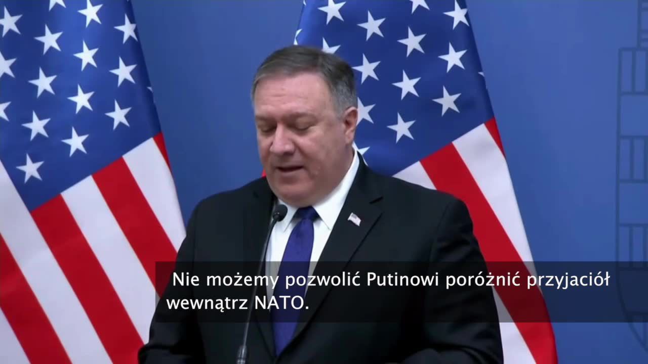 Sekretarz stanu USA: Nie możemy pozwolić Putinowi poróżnić przyjaciół w NATO. Rosja nie jest przyjacielem wolności