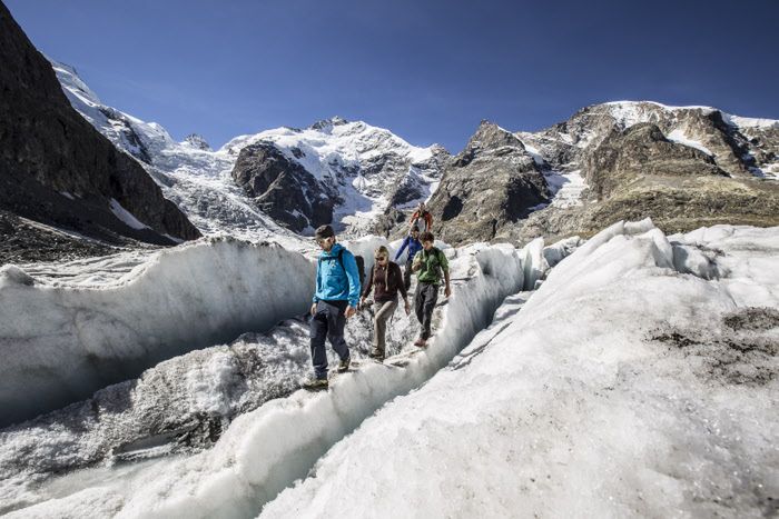 Trasa na lodowcu Morteratschgletscher, fot. swiss-image.ch/Andrea Badrutt 