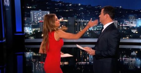 Sofia Vergara spoliczkowała prowadzącego program!