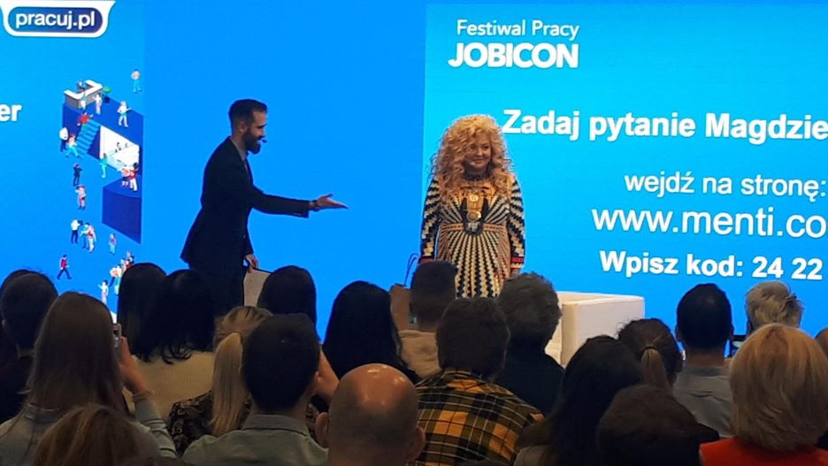 Magda Gessler w poniedziałek opowiadała młodym ludziom, "jak zamienić pasję w pracę". O biznesie jednak było mało.