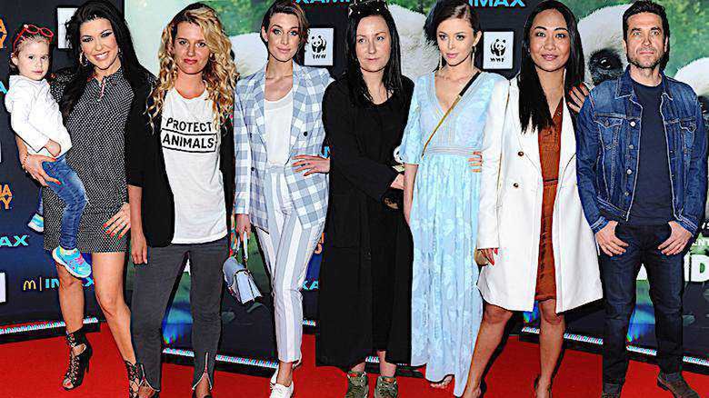 Panda 3D gwiazdy na premierze filmu