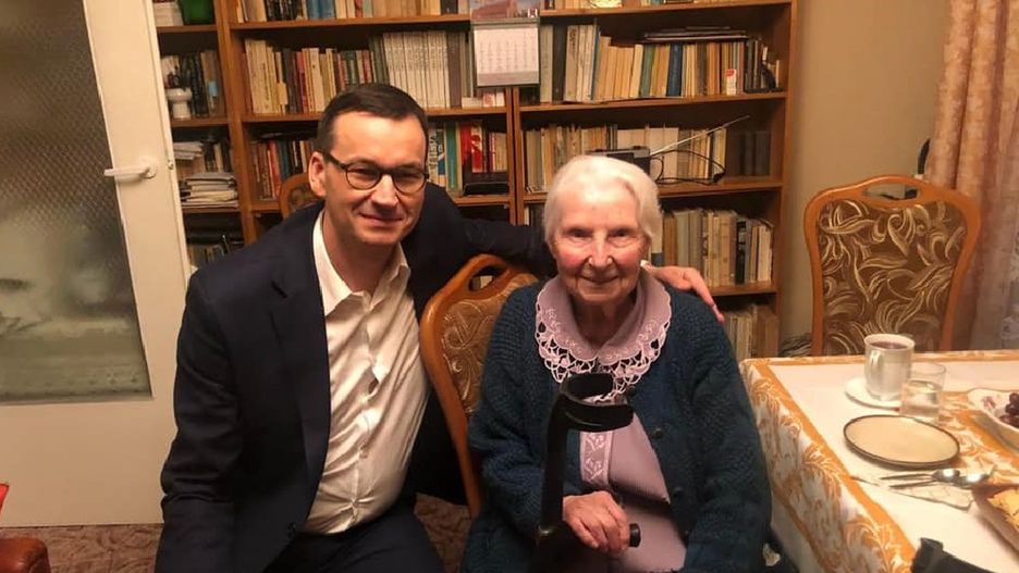 Premier Mateusz Morawiecki i Daniela Sowa.