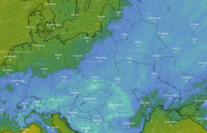 Pogoda. Mroźny poniedziałek. Potem coraz cieplej i słonecznie