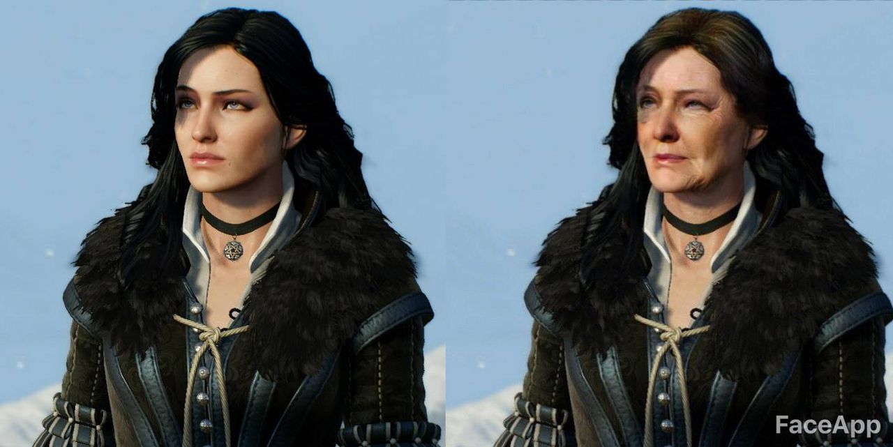 Babcia Yennefer i dziadek Nathan - jak bohaterowie z gier będą wyglądać na starość?