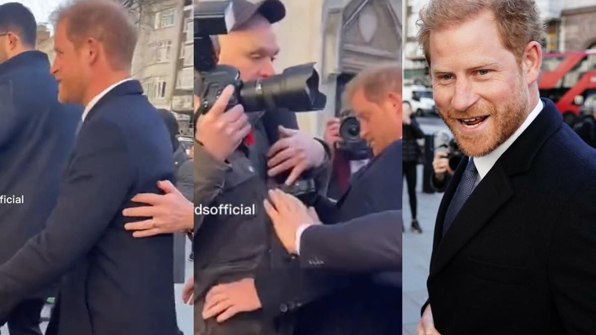 Książę Harry vs fotoreporter (fot. TikTok)