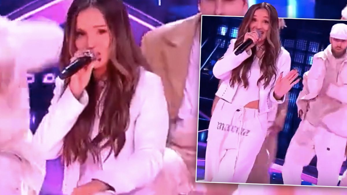 Marina wróciła na scenę. Na finale "The Voice Kids 4" zarapowała "Nigdy więcej" i pokazała brzuszek [WIDEO]