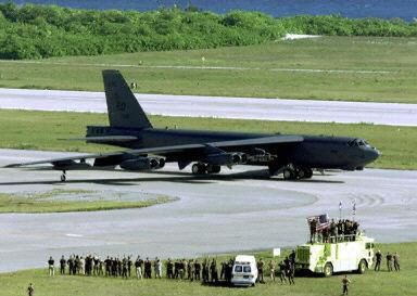 Bombowce B-52 wystartowały z Anglii