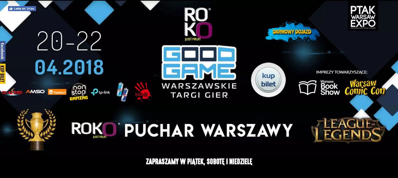 Warsaw Good Game, Warsaw Comic Con, Warsaw Book Show 2018 - relacja wideo