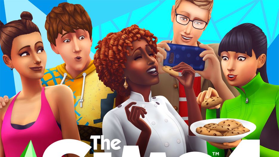 Okładka odświeżonej wersji The Sims 4. W lewym dolnym rogu pierwsza para LGBTQ+ na okładce serii.