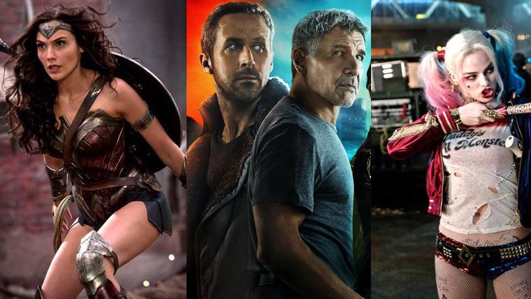 "Wonder Woman", "Blade Runner 2049", "Suicide Squad"