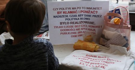 Rodzice niepełnosprawnych dzieci wciąż protestują w Sejmie