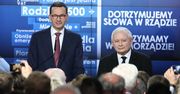 PiS świętuje wyborczy sukces. Kaczyński i Morawiecki z przekazem o jedności i ciężkiej pracy