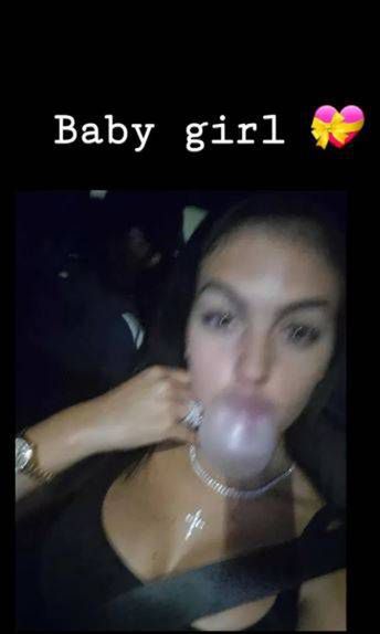 Georgina Rodriguez story z informacją