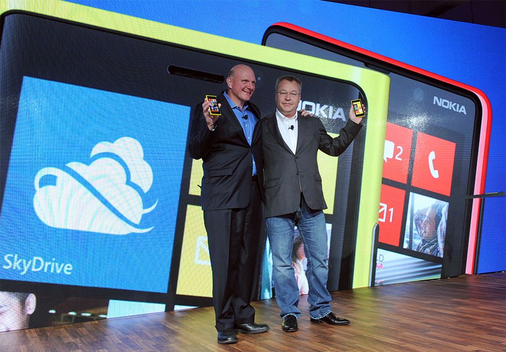 Steve Ballmer i Stephen Elop | fot. Nokia