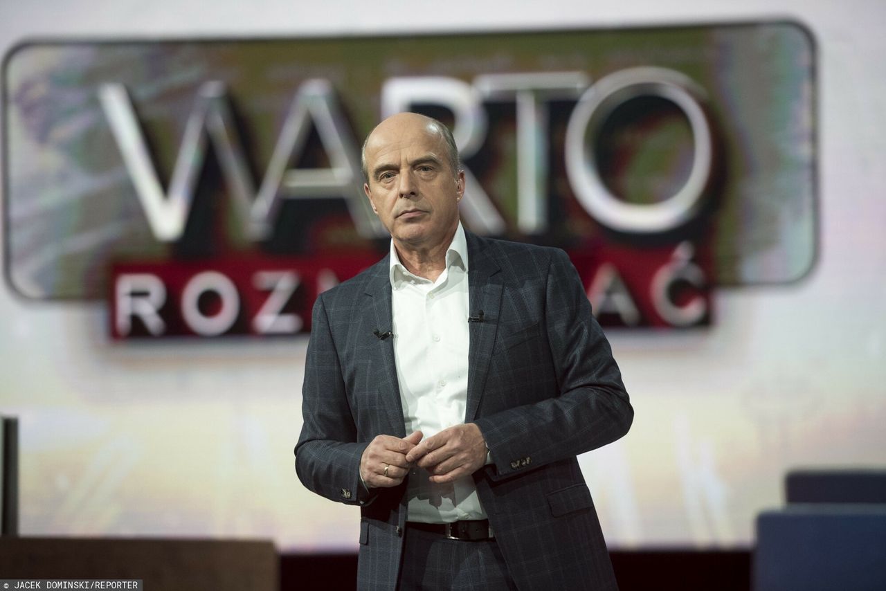 Jan Pospieszalski, gospodarz programu "Warto rozmawiać" w TVP