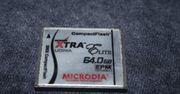 64 GB na karcie CompactFlash
