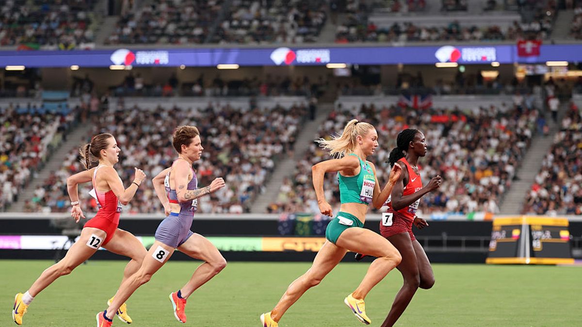 Getty Images / Cameron Spencer / Na zdjęciu: Klaudia Kazimierska w biegu na 1500 m