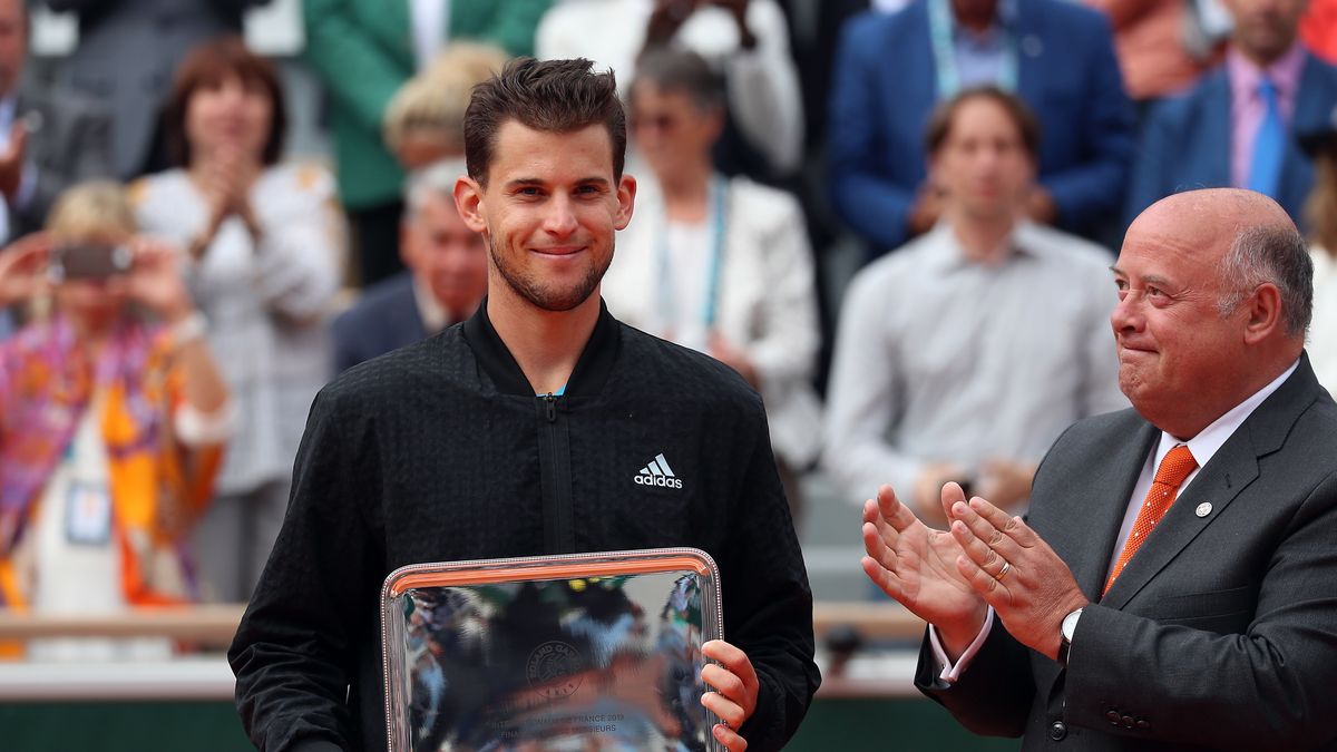 PAP/EPA / SRDJAN SUKI / Na zdjęciu: Dominic Thiem, finalista Rolanda Garrosa 2019