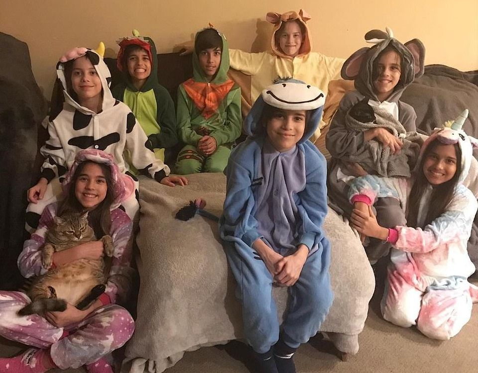 Nadya jest bardzo dumna ze swojej gromadki