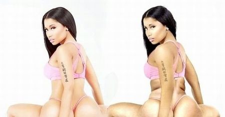 RETUSZ ROKU? Nicki Minaj na okładce płyty! (FOTO)