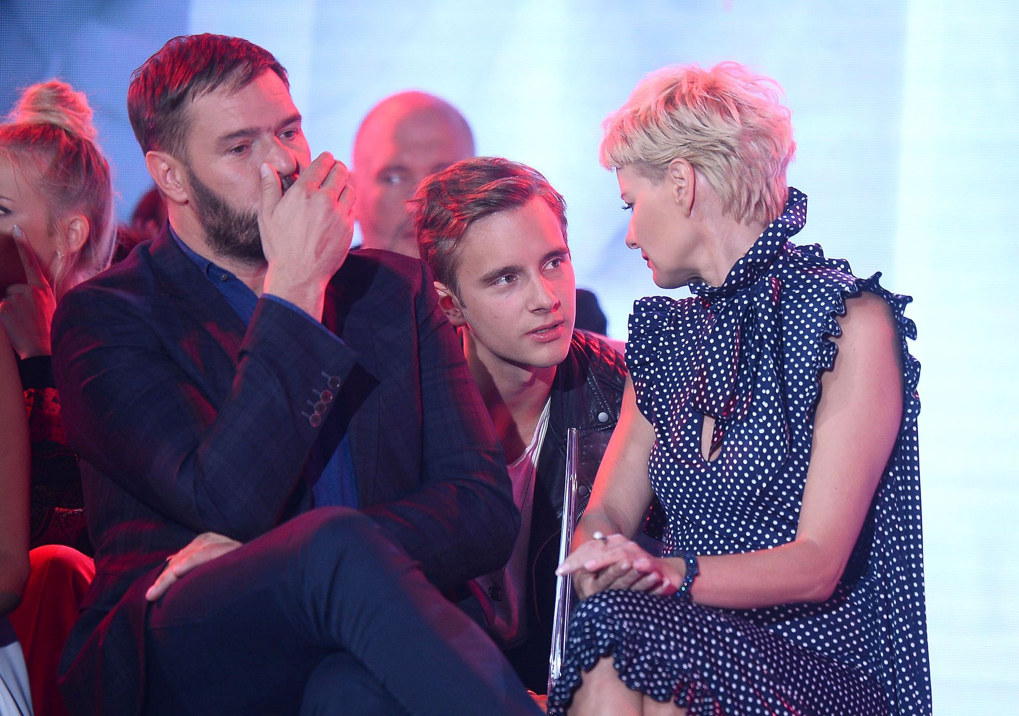 Małgorzata Kożuchowska, Tomasz Karolak i Maciej Musiał byli gwiazdami serialu "rodzinka.pl"